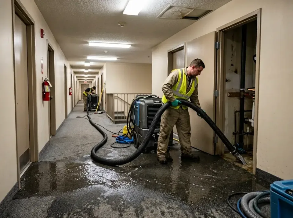 multi-unit-apartment-hallway-f-005 — frequently asked questions, Emergency Burst Pipe Water Extraction & Removal in Conrad,…